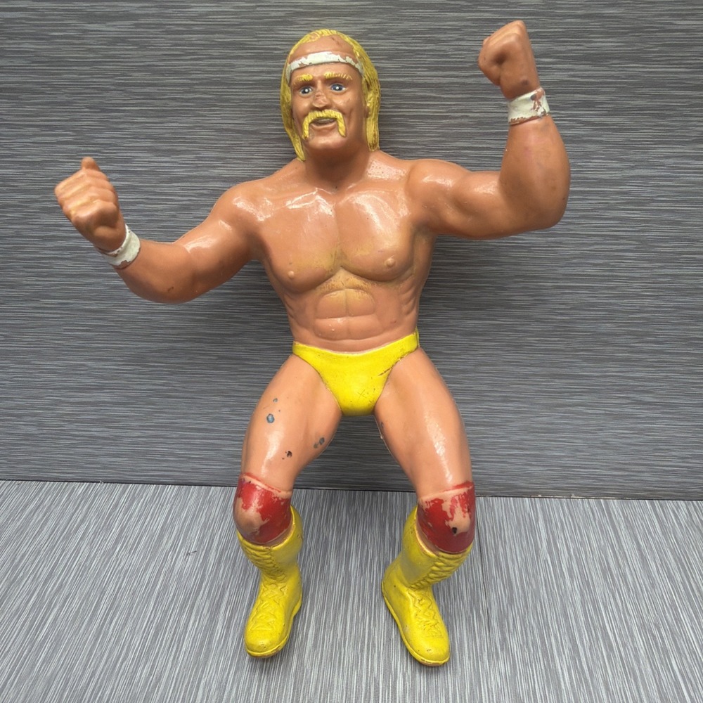 WWF LJN Hulk Hogan Figure 1984‎ Titan Sports Vintage Wrestling Action Figure